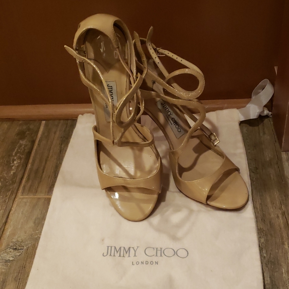Jimmy Choo Lang  100m strappy sandal
